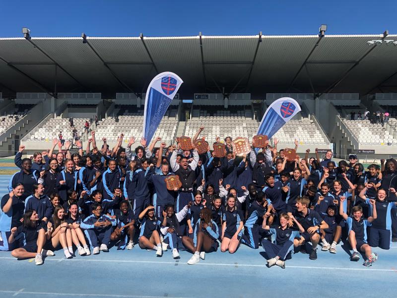 Providence Christian College win the G Division Athletics Carnival